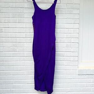 Vintage 90s Bonnie USA Purple Maxi Dress
